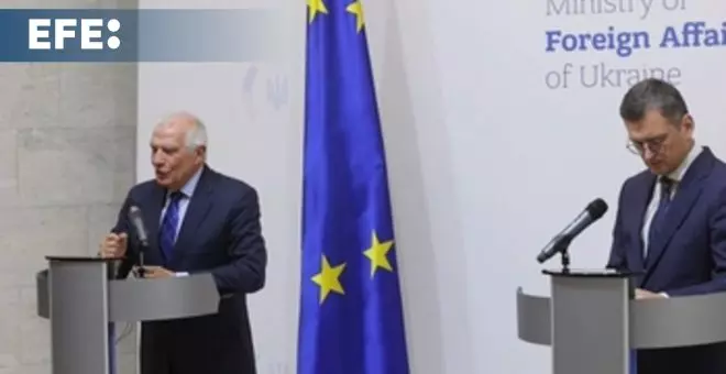 El responsable de Política Exterior de la UE, Josep Borrell, visita Ucrania