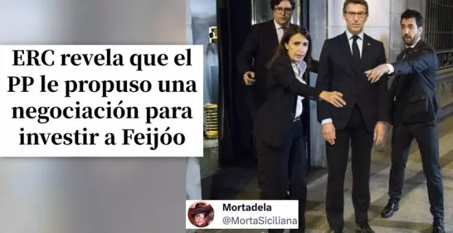 "Estamos a dos días de que salga a la luz el pacto PP-Txapote": cachondeo con el descrédito de Feijóo