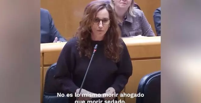 "Directa, clara y brutal": Mónica García retrata en minuto y medio la infamia de Ayuso con las residencias
