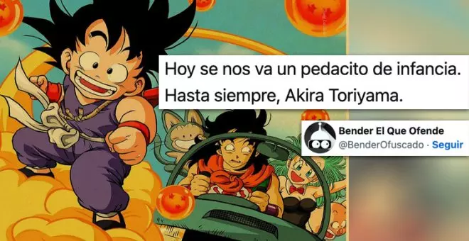 "Hoy se nos va un pedacito de infancia": las redes despiden a Akira Toriyama, creador de 'Dragon Ball'