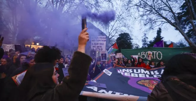 8M: sigue aquí en directo la manifestación feminista