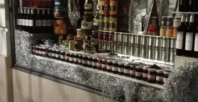 Detenidos por robar una gran cantidad de alcohol y comida en un comercio de Santander
