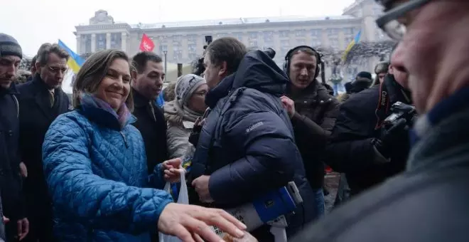 Punto y seguido - Dos hipótesis sobre la extraña marcha de Victoria Nuland, la verduga de Ucrania