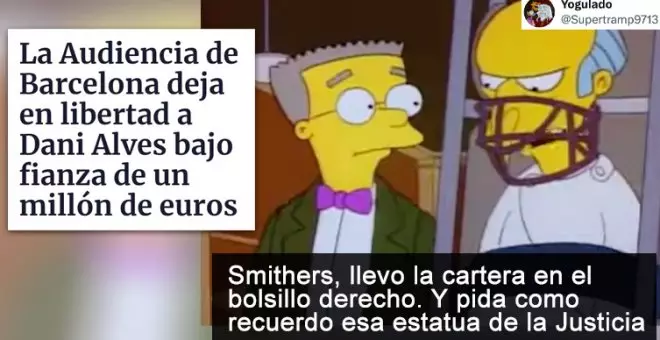 "La justicia es igual para todos... los pobres": indignación tuitera con la libertad bajo fianza de un millón a Dani Alves