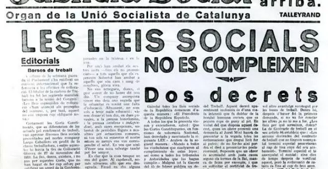 La Unió Socialista de Catalunya entre 1923 y 1936