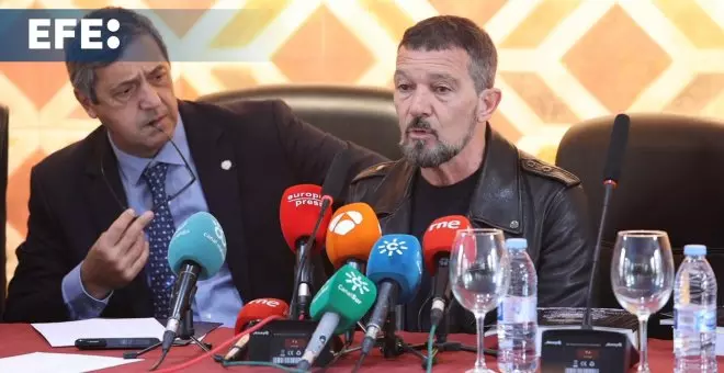 Antonio Banderas cree que es "contagiosa" la labor social que hace su cofradía de Málaga