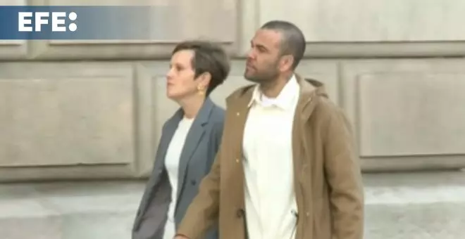 Dani Alves acude a los juzgados por primera vez tras salir en libertad provisional