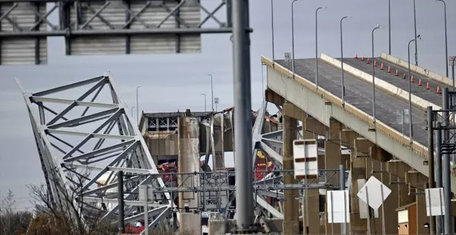 Hallan los cuerpos de dos de los trabajadores desaparecidos tras el derrumbe del puente de Baltimore