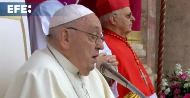 El papa alerta sobre los "vientos de la guerra" sobre Europa y el Mediterráneo