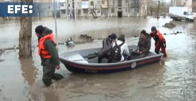 Kazajistán lucha contra las peores inundaciones de las últimas décadas