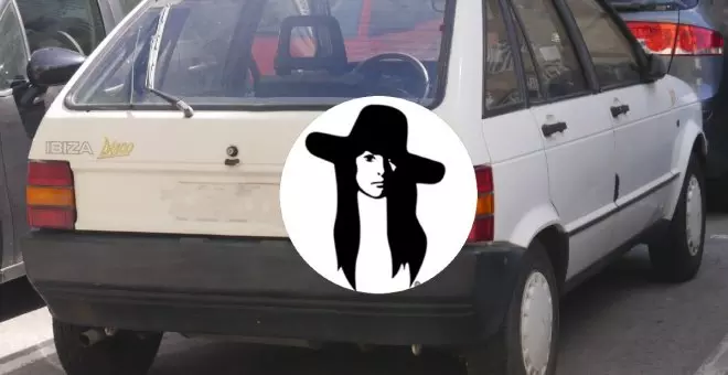 ¿Quién es la chica de la pegatina que aún lucen algunos coches en la parte trasera?