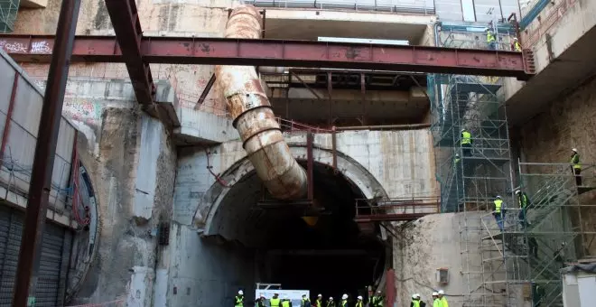 La tuneladora de l'L9 del metro està aturada des del febrer pel desgast de la màquina