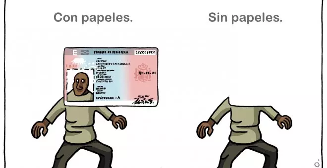 Con papeles. Sin papeles