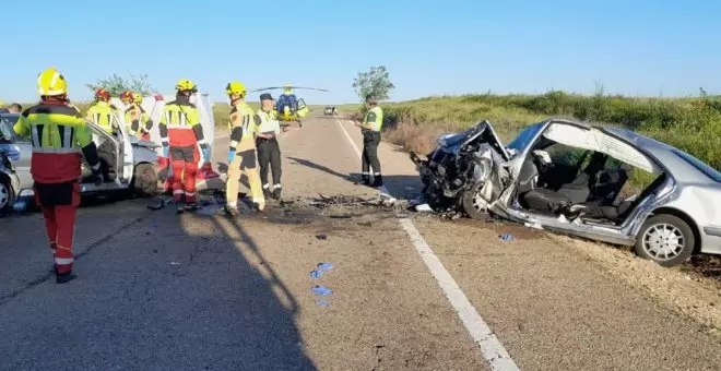 Un fallecido y dos heridos en un choque entre dos vehículos en Villasequilla