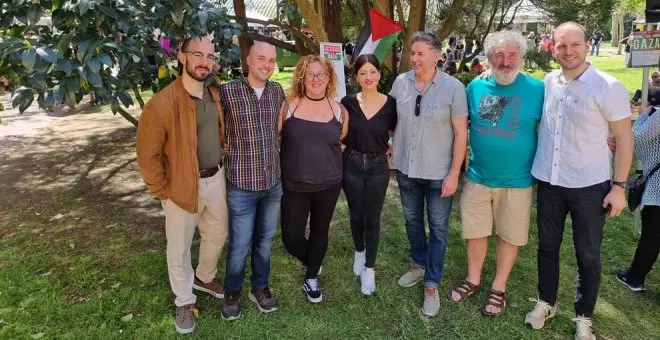 La ministra Sira Rego asiste en Cabezón de la Sal a un festival solidario por Gaza