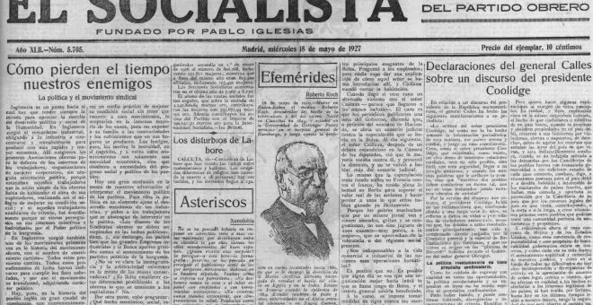 El socialismo español contra la xenofobia en 1927