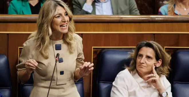 Yolanda Díaz defiende la entrada del Estado en Naturgy mientras que Ribera lo ve "prematuro"