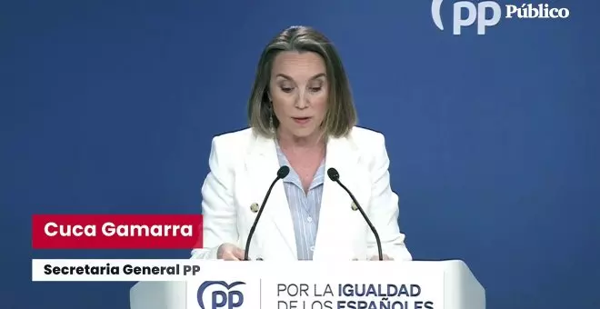 Cuca Gamarra culpa a Pedro Sánchez del ascenso de EH Bildu