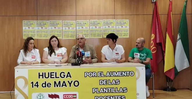 La "falta de voluntad" del Gobierno andaluz para pactar mejoras en la educación lleva a una jornada de huelga