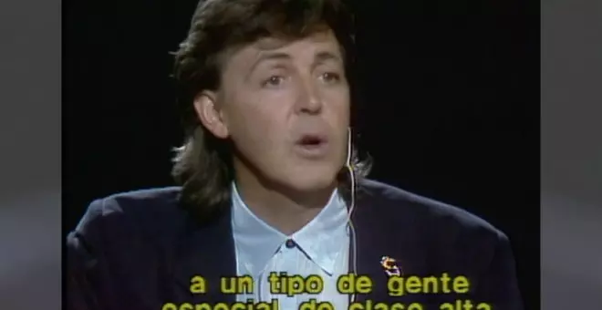 Así explicaba Paul McCartney a Julia Otero en 1989 por qué sus hijos iban a un colegio público: "Me gusta la gente normal"