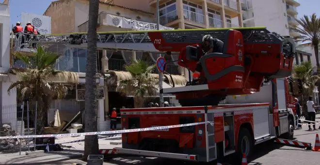 El restaurante de Palma pudo derrumbarse por la sobrecarga de una terraza deteriorada