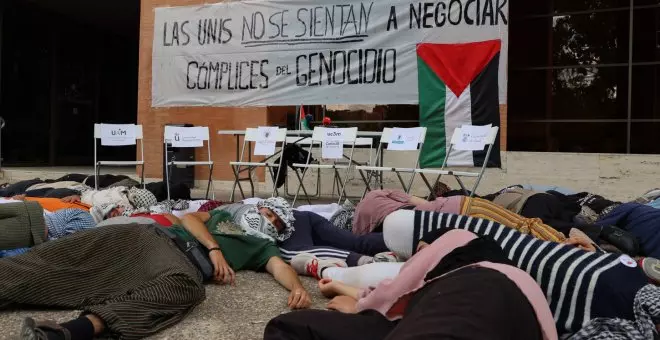 Tres neonazis detenidos por amenazar e insultar a los acampados por Palestina en la Complutense