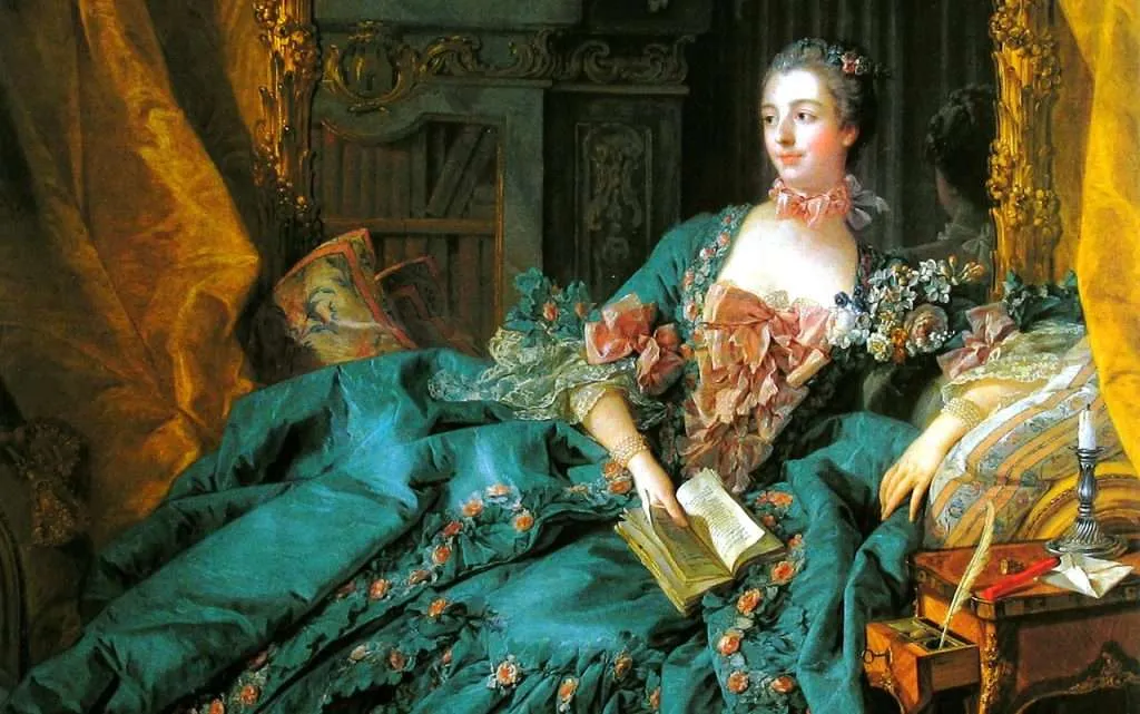 Retrato de Madame de Pompadour de François Boucher (1756) - Fuente: Wikipedia