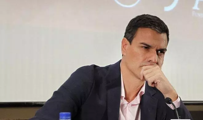 Pedro Sánchez, reflexivo. EFE