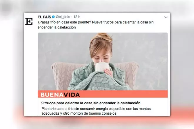 Twitter: "Este domingo, 'El País', una manta y un cartón de vino": críticas por un tuit del diario de Prisa | Tremending