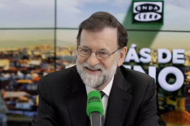 Mariano Rajoy, durante la entrevista en Onda Cero. - EFE