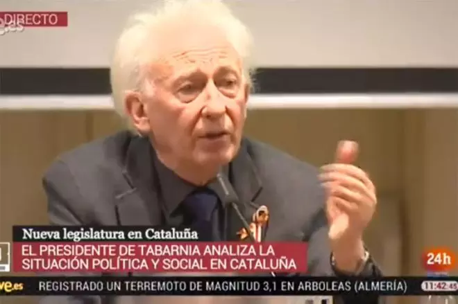 Albert Boadella durante la rueda de prensa.