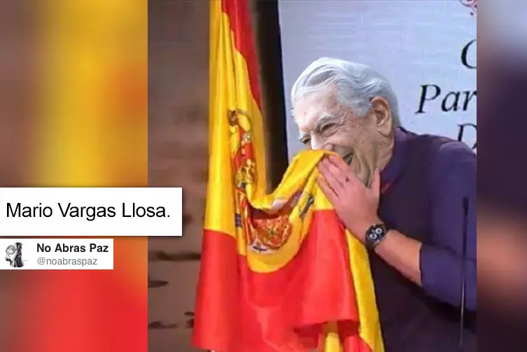 “Mario Vargas Llosa se ha sonado los mocos con la bandera de Hacienda”