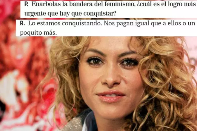 La cantante Paulina Rubio ha desatado la polémica en Twitter con sus declaraciones sobre la brecha salarial de género. / REUTERS