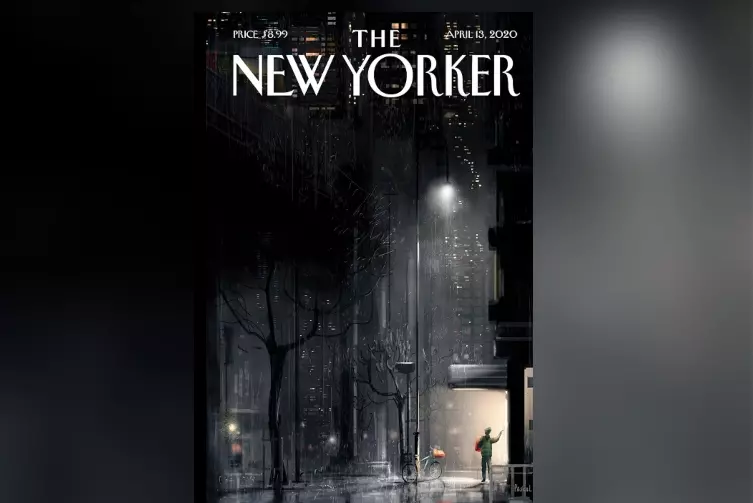 Coronavirus: 'The New Yorker' vuelve a hacer historia en el periodismo  gráfico con su portada dedicada a los riders | Tremending