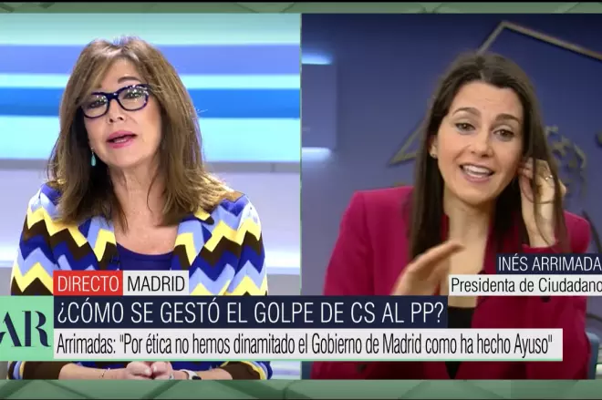 Ana Rosa e Inés Arrimadas