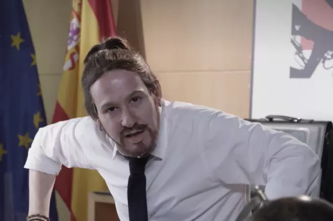 Joaquín Reyes imita a Pablo Iglesias. — La Sexta