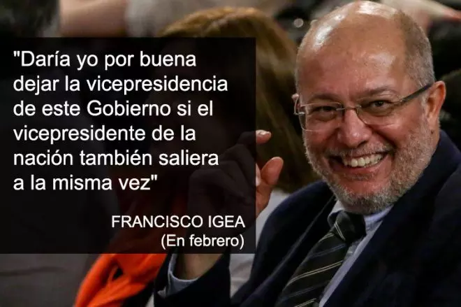 Francisco Igea. — Europa Press
