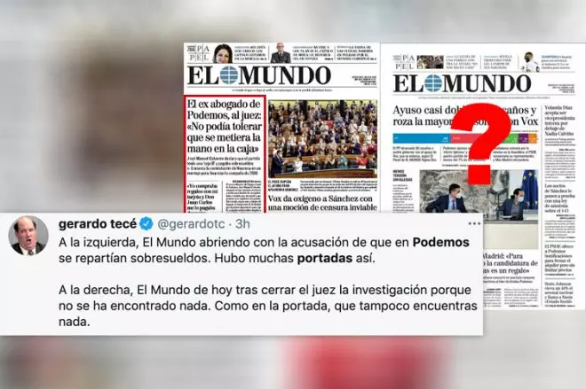 La prensa 'seria': No te vas a creer lo que ha vuelto a pasar en las  portadas con el archivo de otra causa contra Podemos | Tremending