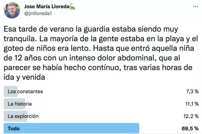 Hilo de Twitter del pediatra José María Lloreda. / @jmlloreda1