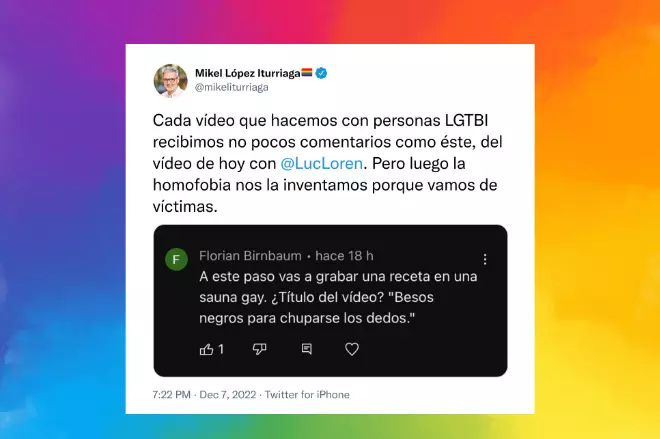 Tuit de Mikel López Iturriaga. — Twitter