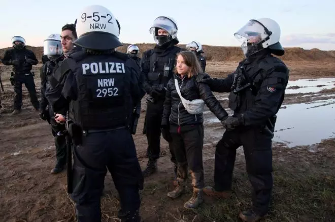 Greta Thunberg este martes en Lützerath / Wolfgang Rattay / Reuters