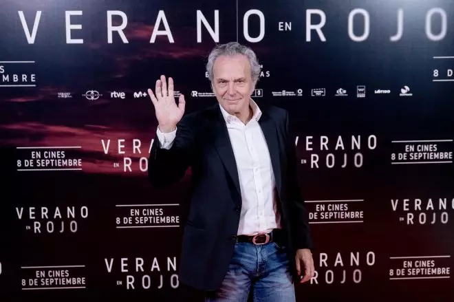 El actor José Coronado en el photocall de ‘Verano en rojo’ de Belén Macías, en MK2 Cine Paz, a 4 de septiembre de 2023, en Madrid.- Carlos Luján / Europa Press