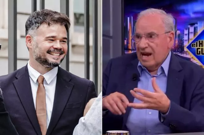 Gabriel Rufián y Alfonso Guerra.-