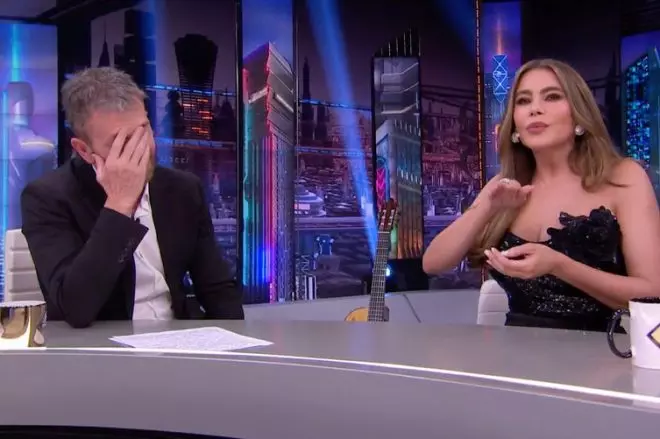 Pablo Motos y Sofía Vergara en 'El Hormiguero'