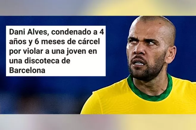 Dani Alves en una imagen de archivo de 2021.- EUROPA PRESS