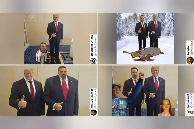 Los mejores memes de Donald Trump y Santiago Abascal.