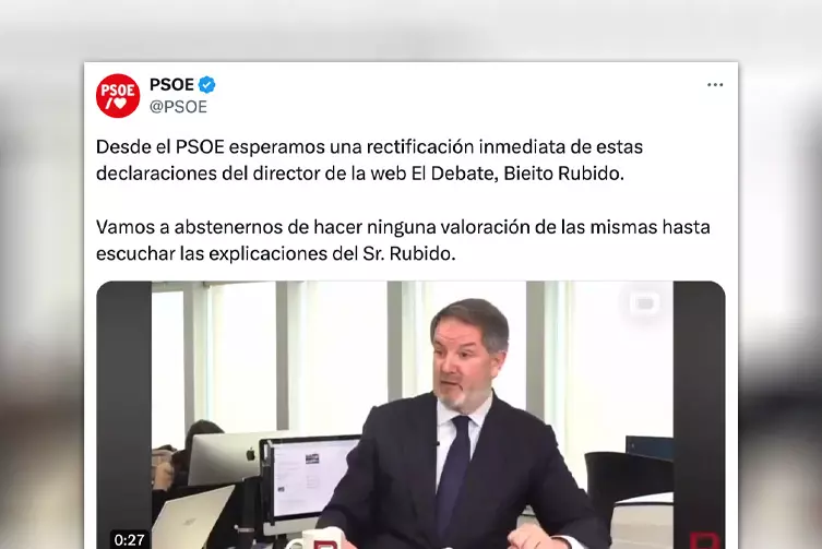 "Grave no, lo siguiente": el director de la web 'El Debate' dice que Sánchez va tener un final "trágico"