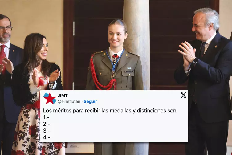 "¿Y los méritos son…?": las reacciones al tres por uno en condecoraciones a Leonor de Borbón en Aragón