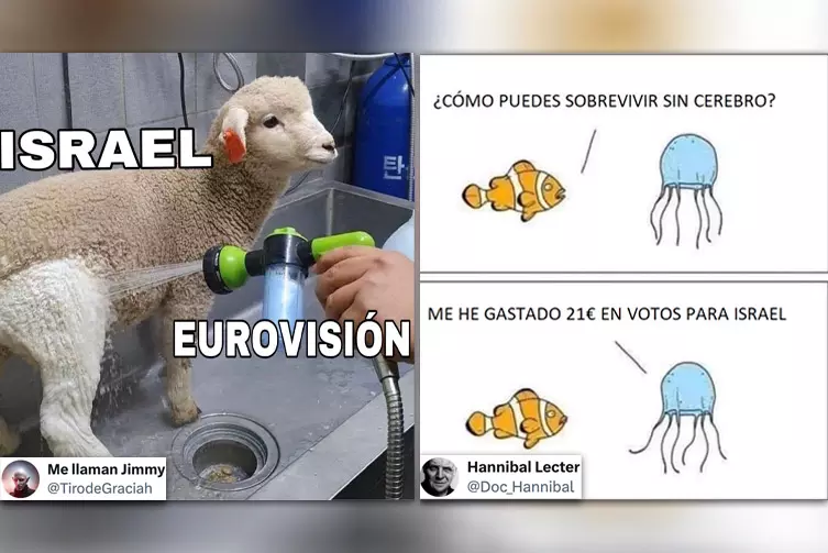 Los mejores memes sobre el blanqueamiento de Eurovisión a Israel (y el televoto facha)