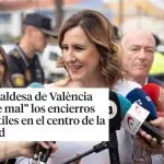 La alcaldesa de València, María José Catalá, atiende a los medios, en una foto de archivo de mayo.- JORGE GIL (EUROPA PRESS)